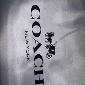 Coach Silver Tote Bag